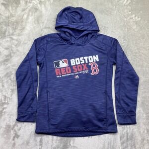 Majestic Boston Red Sox MLB Authentic Collection Hoodie Youth Boys Girls S/M
